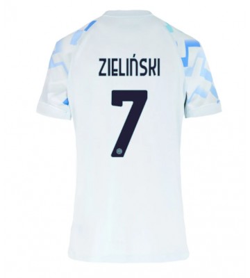 Inter Milan Piotr Zielinski #7 Segunda Equipación Mujer 2025-26 Manga Corta